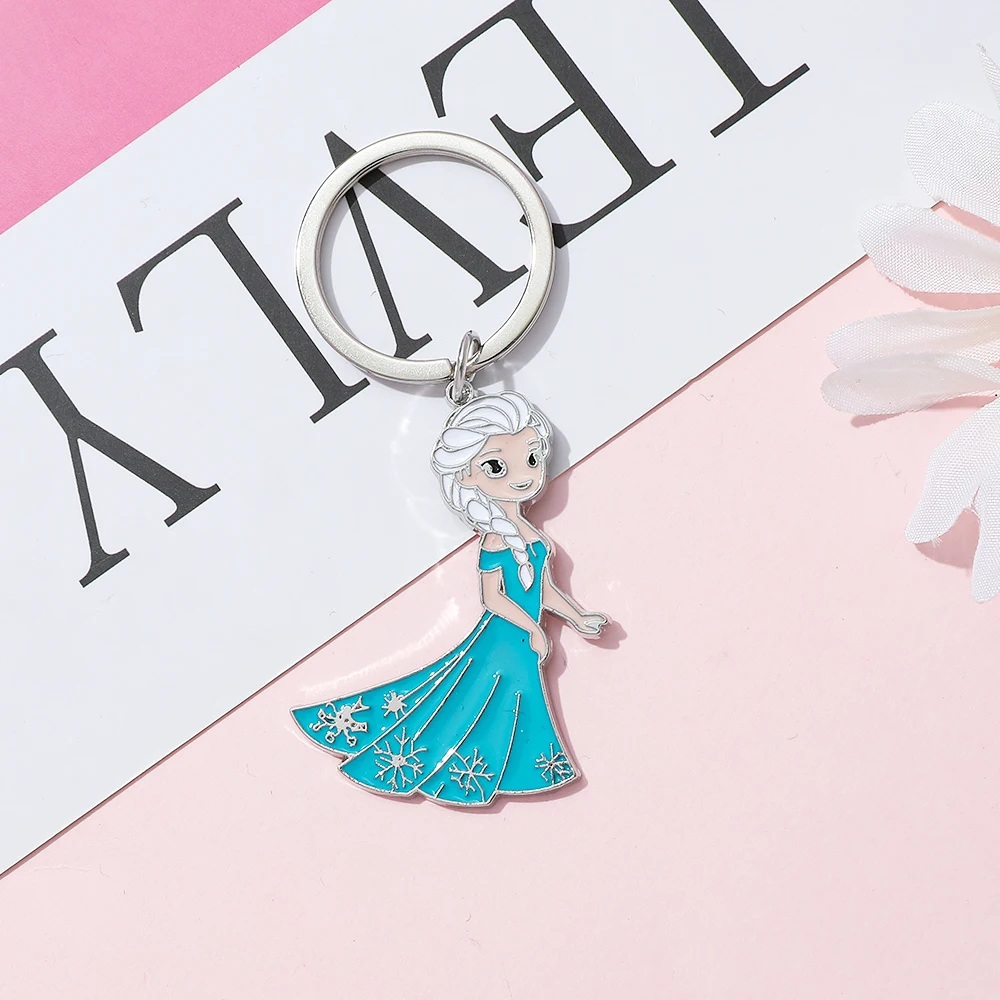 سلسلة مفاتيح ديزني فروزن برينسيز إلسا، شخصية فيلم سحرية جميلة، حلقة مفاتيح إلسا لحفلات أعياد الميلاد، هدية إكسسوارات عصرية