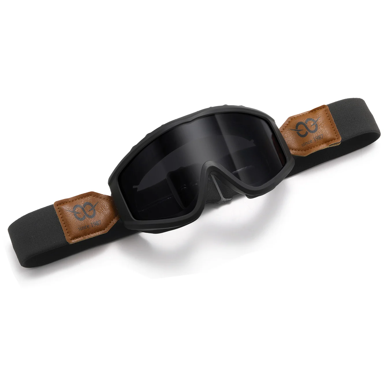 Anti-Beschlag-Motorradbrille für Herren und Damen, modische, winddichte, verstellbare Motorradbrille mit Gurtband für Männer und Frauen – Detail 4