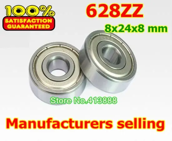 

NBZH bearing500pcs/lot Free Shipping Wholesale Miniature Deep Groove Ball Bearing 628ZZ 8*24*8 Mm