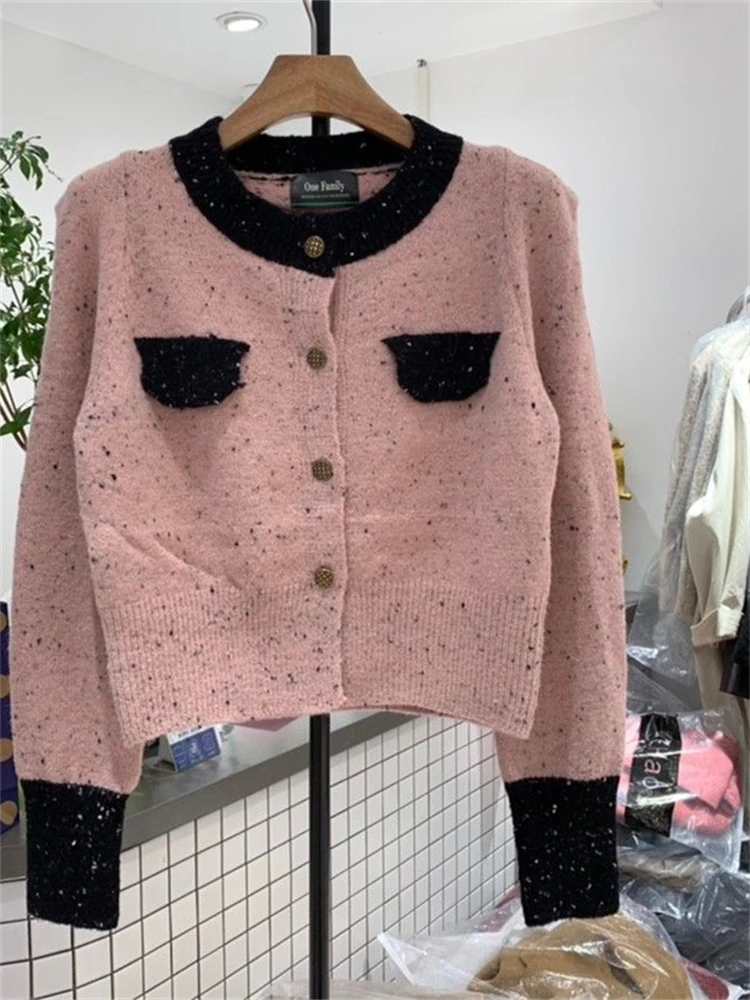 

Women Sweater Womens Winter Sweaters Cardigan Traf Female Knitting Overszie Long Sleeve Loose Knitted Outerwear ropa de mujer