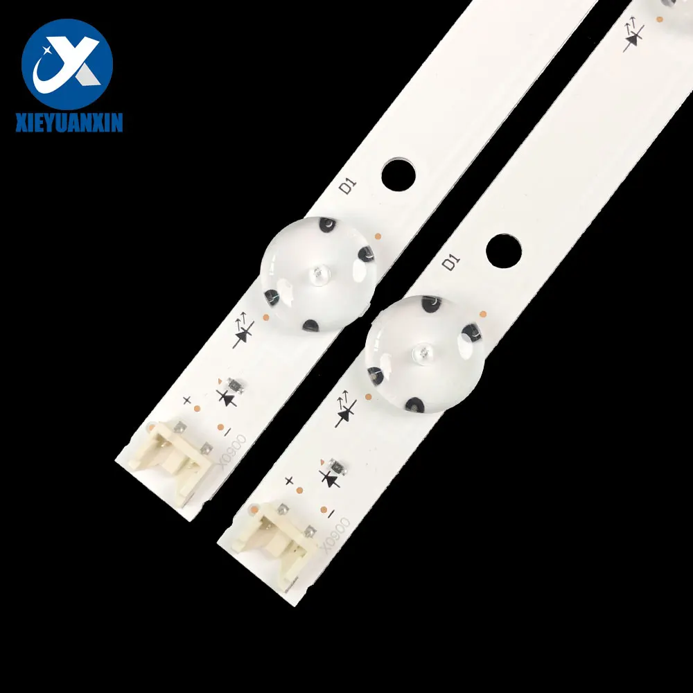 Piezas de reparación de retroiluminación LED para TV, Set de 2 unidades, 32 pulgadas, 615mm, 7LED, Csp, 32LH604V, 32LH530V, 32LH533V, 32LH6047,