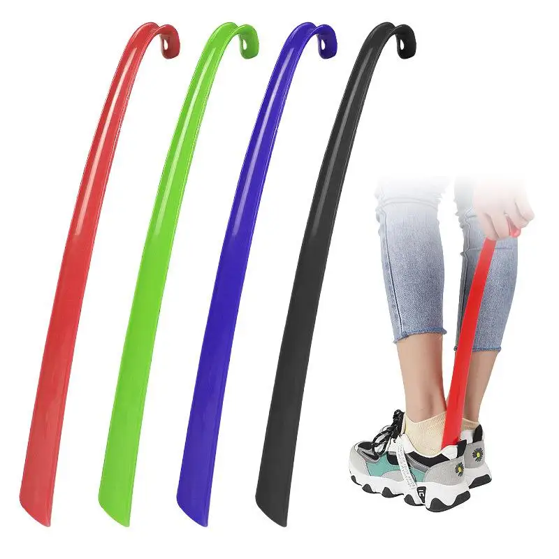 Plastic Extra Long Shoehorn Hotel Household Shoe Wearer Shoes Lifter Lazy Does Not Bend Shoe Draw Helper Shoe Horn