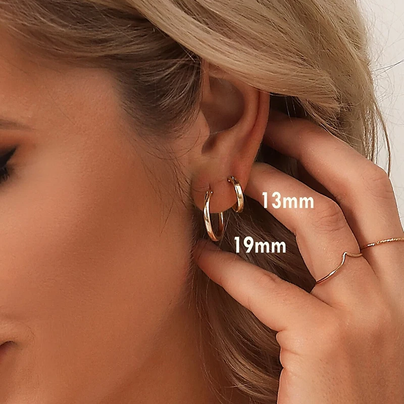 Eurowire Hoop 14K Gold Filled Hoop Earrings Wholesale Bulk Gold Pendant Hoop Earrings DIY Jewelry Findings Women Earrings