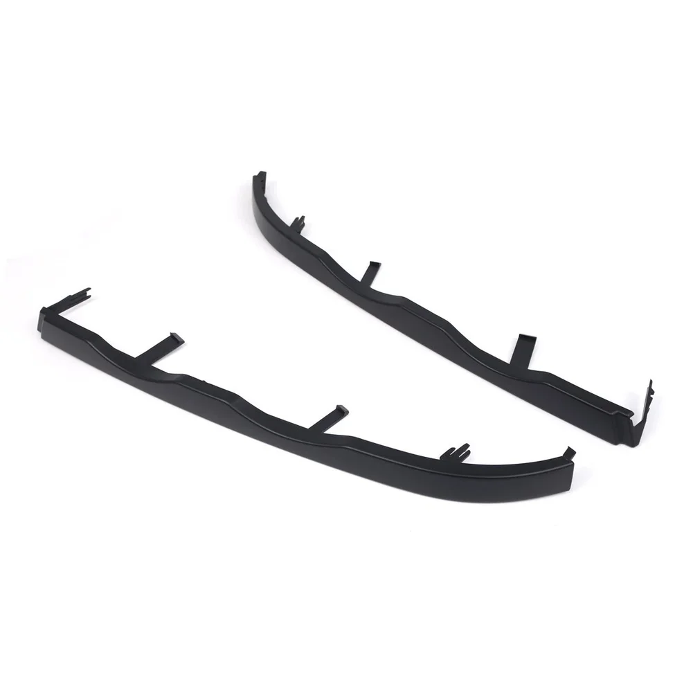 Direct Fit Headlight Eyebrow Trim Strip for BMW For 3 Series E46 1998-2005 Black ABS OEM 511For 38208485 511For 38208486