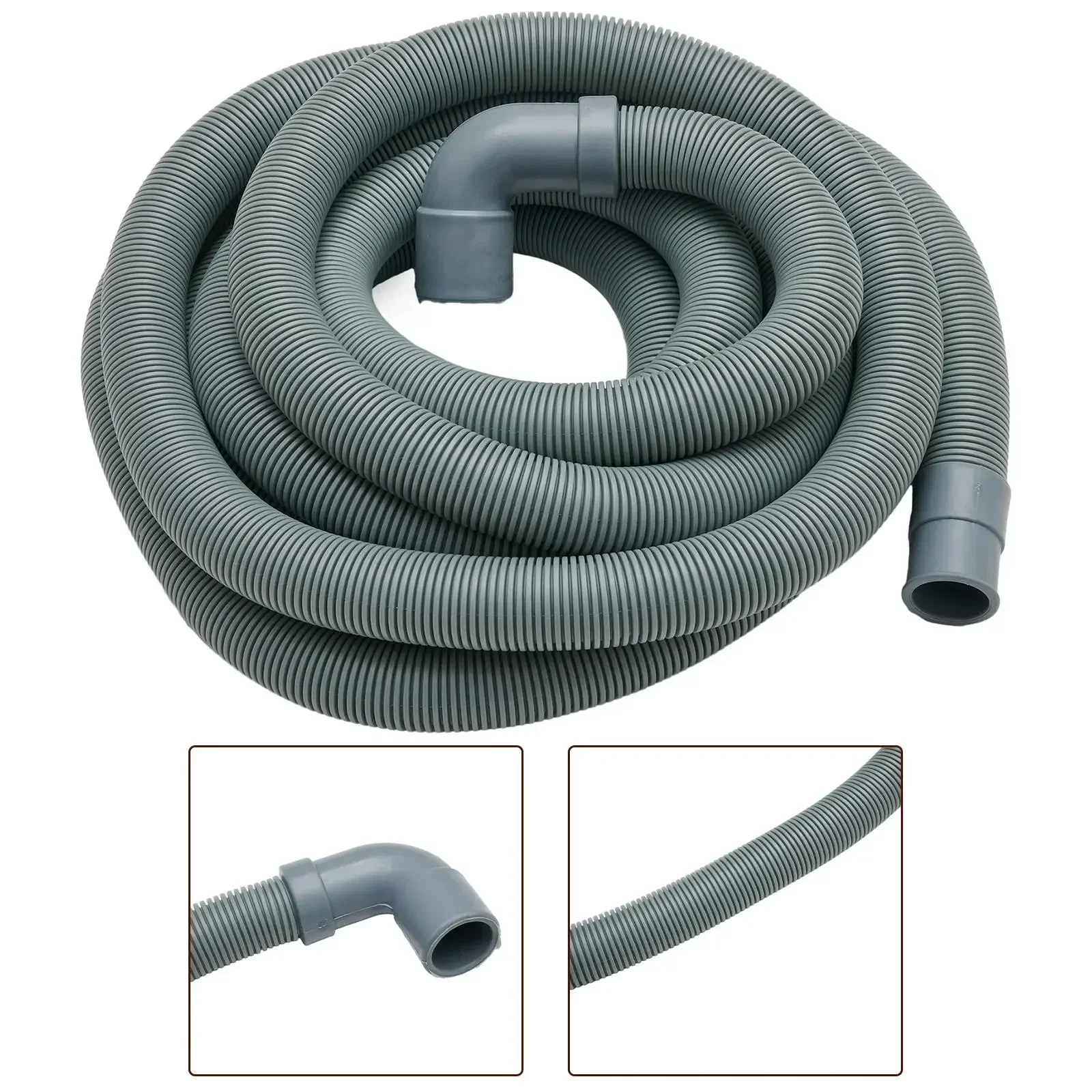 New 4Metre Extra Long Drain Hose Waste Pipe For Washing Machine Dishwasher For Washing Machine Dishwasher