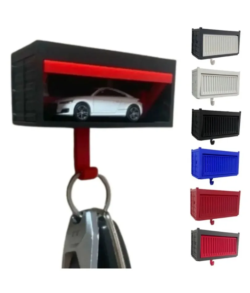Suporte criativo para chave de garagem, porta de abertura, engraçado, montagem na parede, multifuncional, fácil instalação, gancho para chave de carro