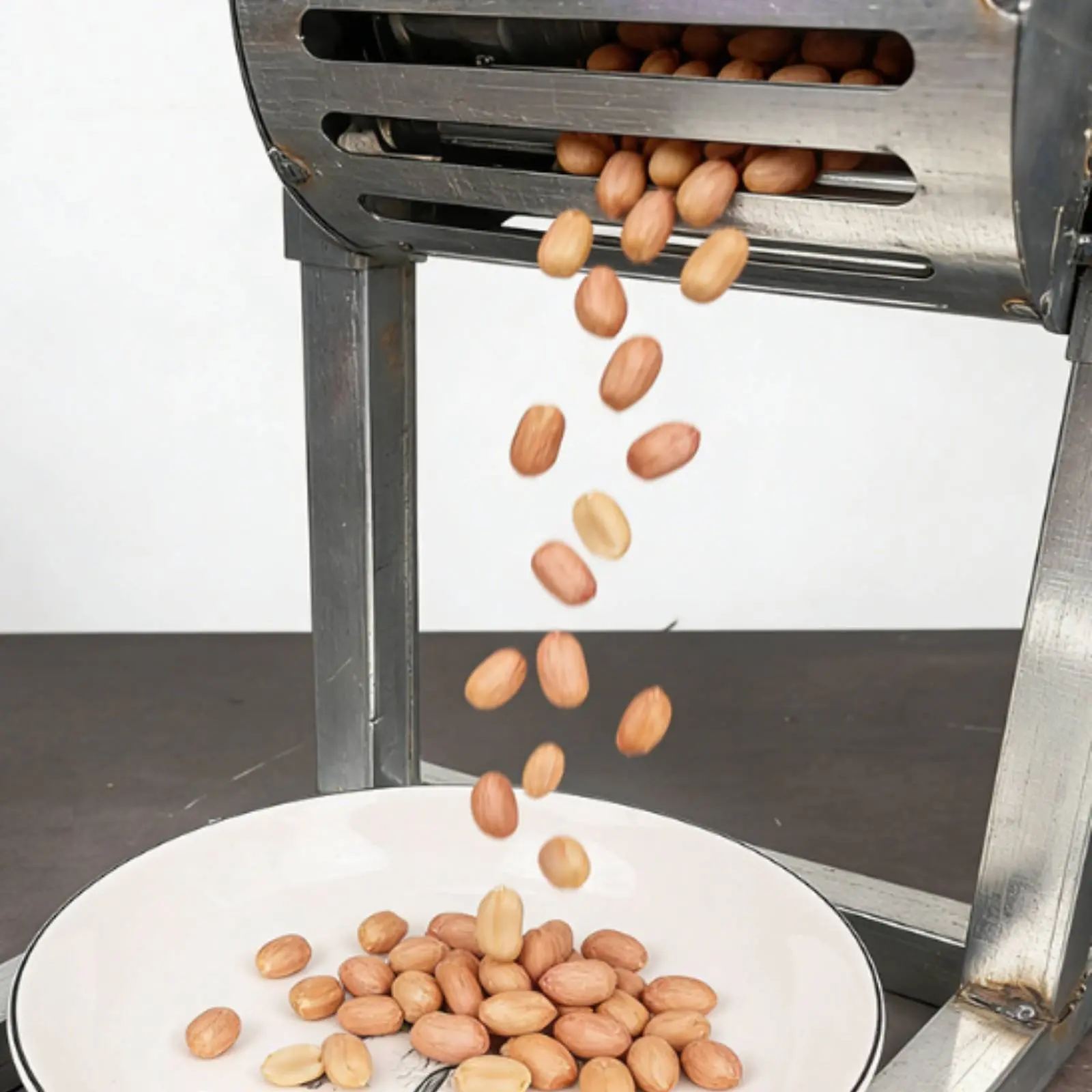 

Hand Crank Peanut Sheller Funnel Top Peanut Sheller Food Prep Tool No Electricity Sturdy Build