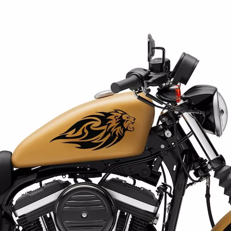 

Lion Animal Motorcycle Fuel Tank Sticker Vinyl Decal Decorate Sticker Waterproof Fashion Funny Motorcycle Styling Accessories