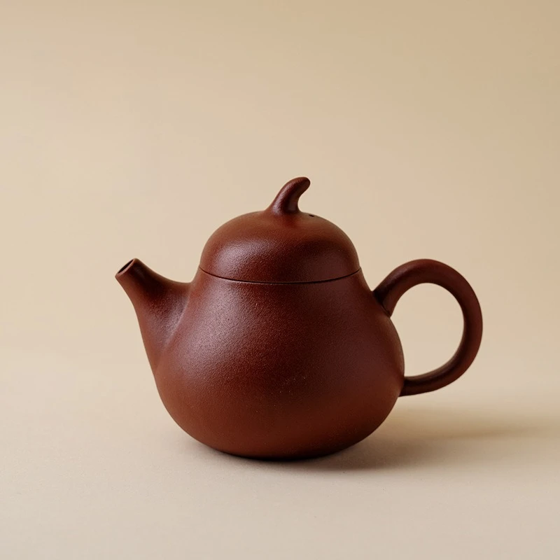 Tetera de Arcilla Morada Zisha con Filtro de Bola, Juego de Té Gongfu, Tetera de Cerámica para el Hogar y la Cocina, Regalo para Amantes del Té