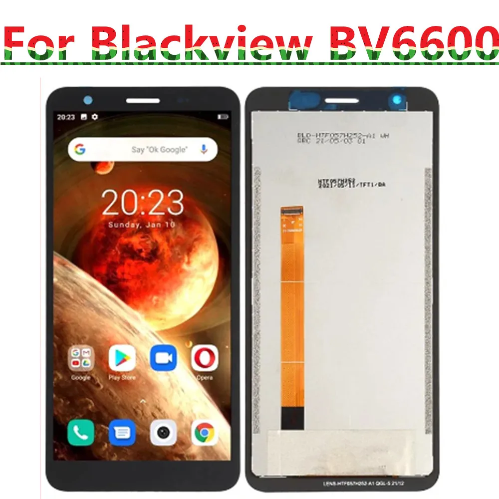 Dla Blackview BV6600 wyświetlacz LCD BLACKVIEW BV6600 Pro ekran dotykowy 100% Test BV6600 E wymiana zespołu digitizera