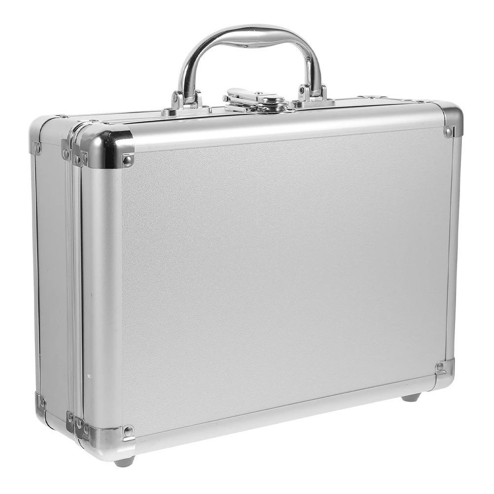 حقيبة من سبائك الألومنيوم حقيبة تخزين الأدوات الصلبة محطة عمل محمولة للأنشطة الخارجية صندوق أدوات للرجال منظم الأدوات #6