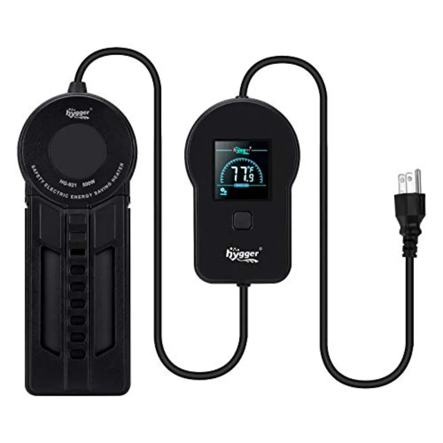 

Быстрый нагрев, 500 Вт, металлический регулируемый нагреватель для аквариума 60-120 галлонов с цифровым LED-дисплеем и контроллером для пресноводных аквариумов