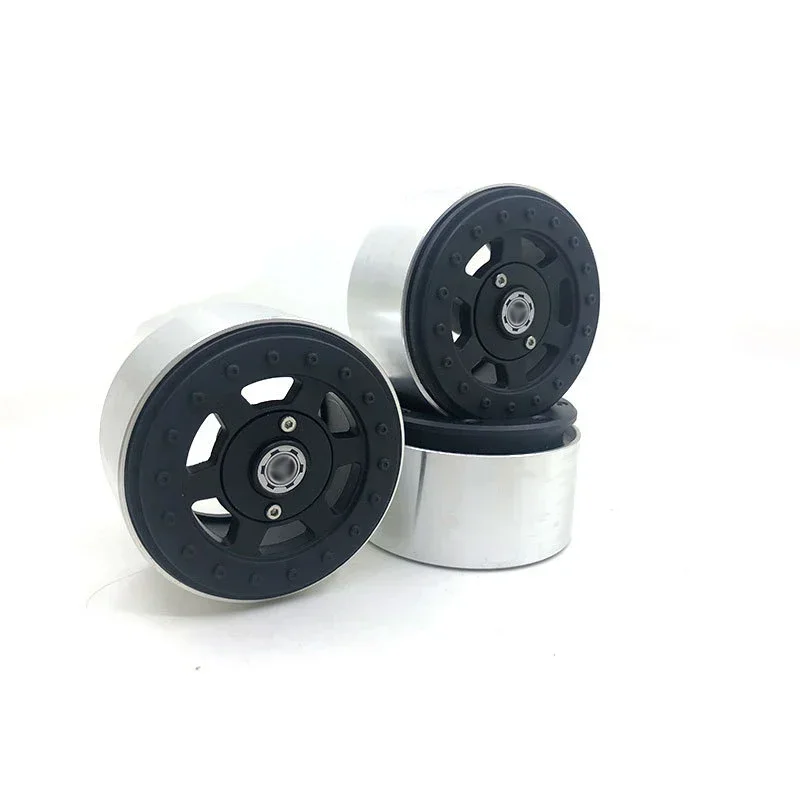 Ruedas de neumáticos con cerradura de Metal, 2 uds., para TRX-4 TRX-6 6X6 G63 G500, coche de escalada de simulación de 2,2 pulgadas, modelo General