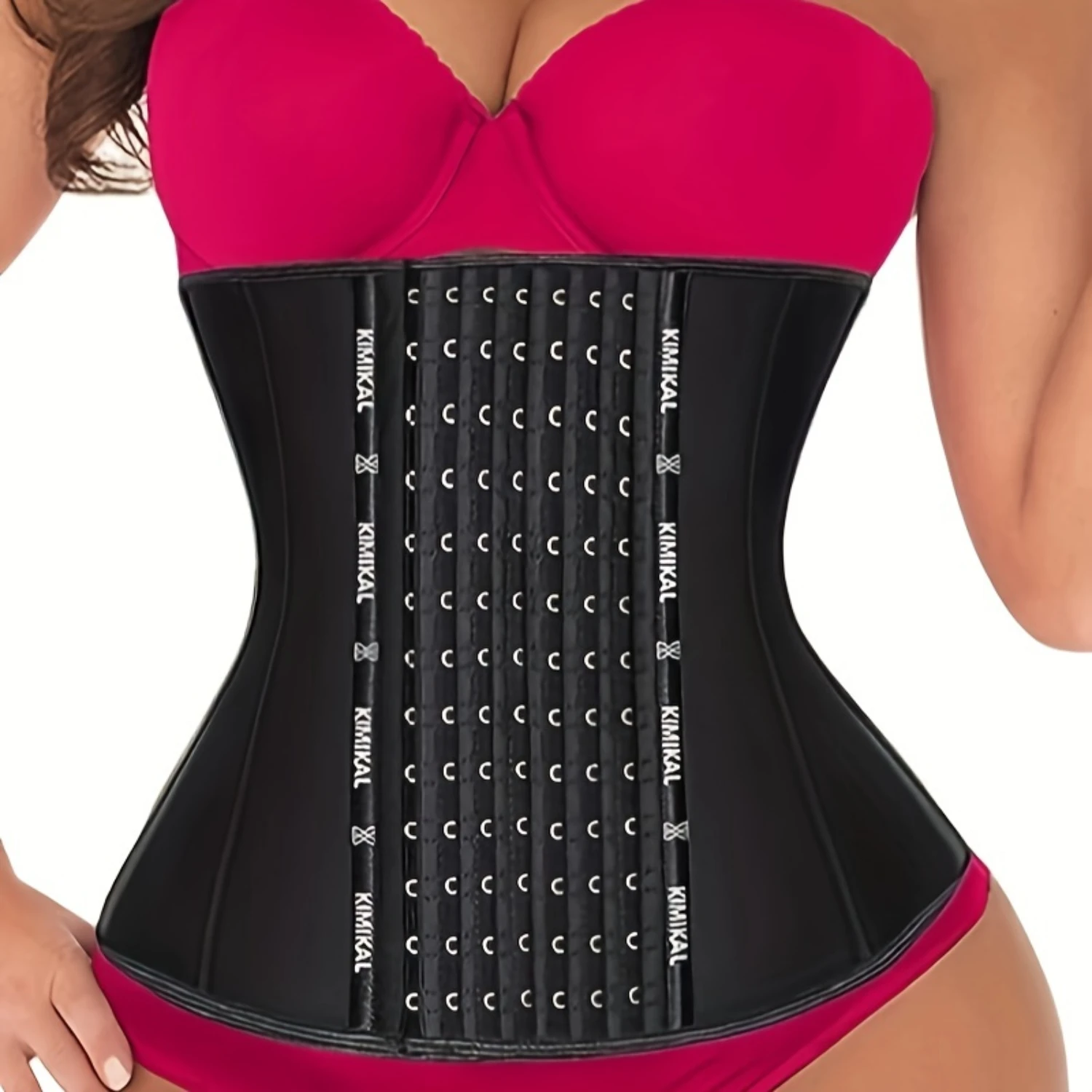 

Slimming and Toning Waist Trainer Corset Belt with Extension Ribs for Women - KIMIKAL Shapewear designed for Weight Loss and Ach