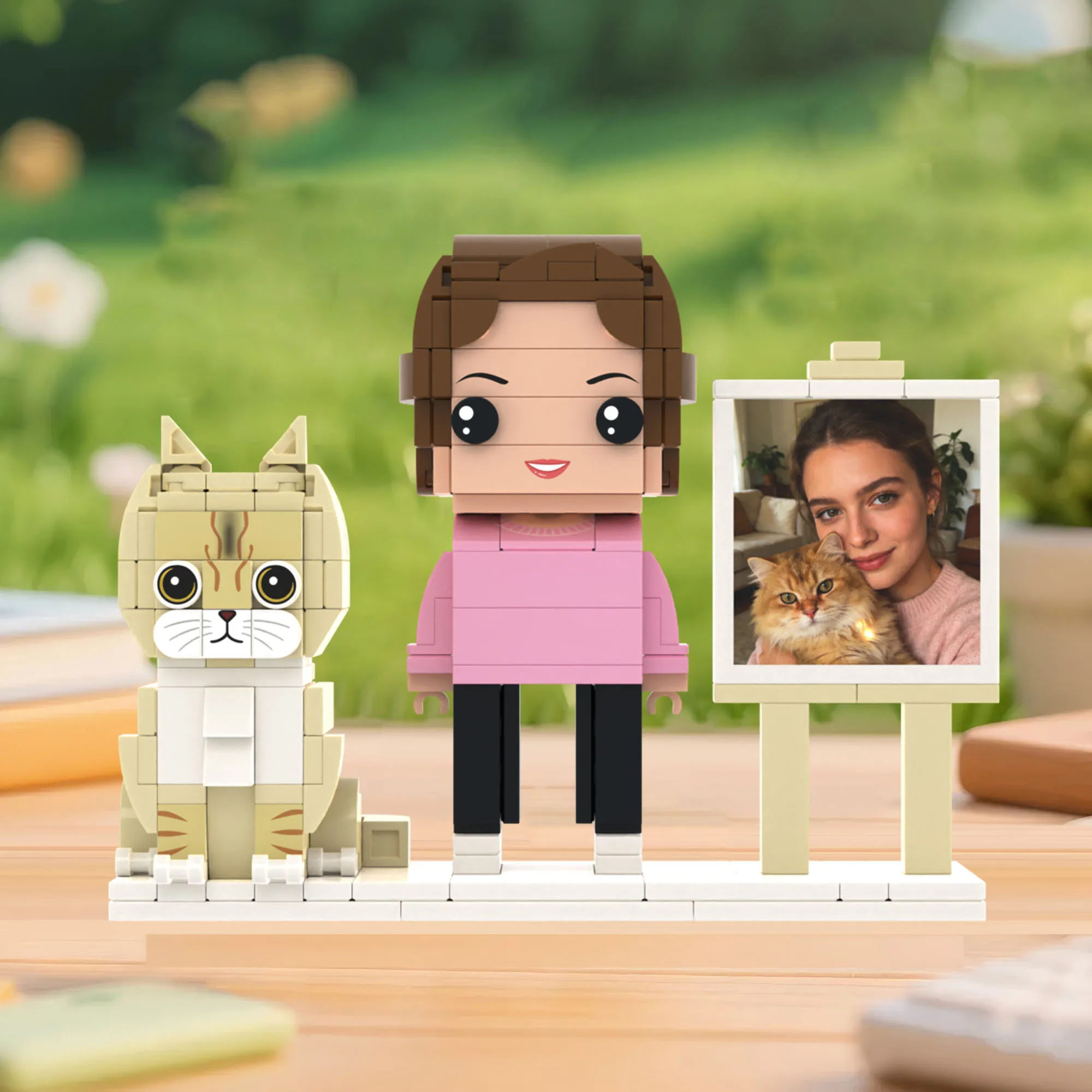 Customization People Pet Design Assembled Model Pet Gifts Model Character Building Blocks My Custom Brickfigures Photo