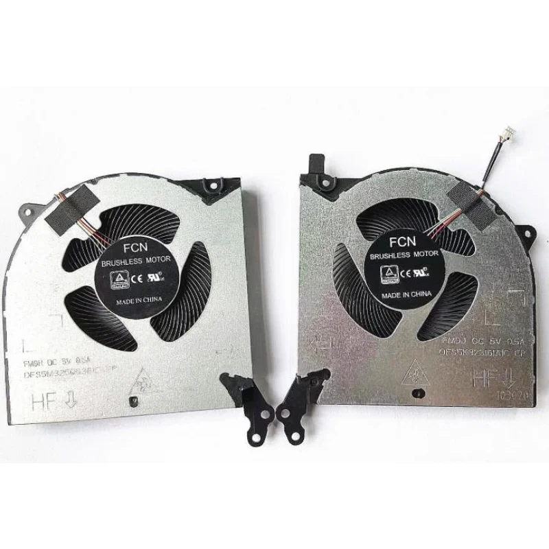 Original CPU GPU Fan 5V For LENOVO R7000 Y7000 Y7000P Cooler Fan 2020 DC28000FAF0 DC28000FBF1 DFS5M325063B1C