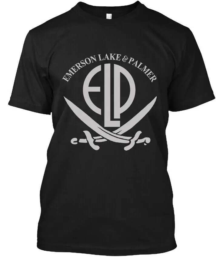 NEW! POPULAR! Emerson, Lake & Palmer English Retro Graphic Logo T-Shirt S-4XL