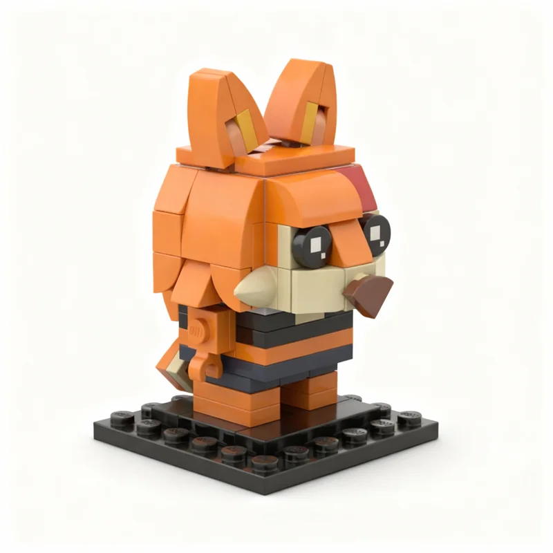 102pcs MOC Brickheadz Small Werepup Model Building Blocks Architecture Idea Creative Kids Assemble Education Christmas Gift Toys