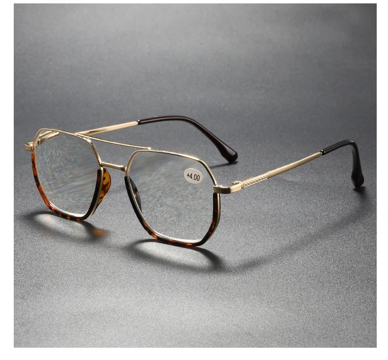 2025 neue Mann Frau Lesen Brillen Doppel Strahl Retro Anti-Blau Licht Leser Hohe Qualität Unisex Brillen Vielseitig Trend – Detail 14