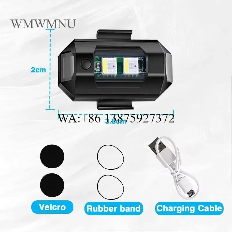 Wmwmnu In Stock 7 Colors Mini Strobe LED Light Warning LED Light Bar for Flash Lamp