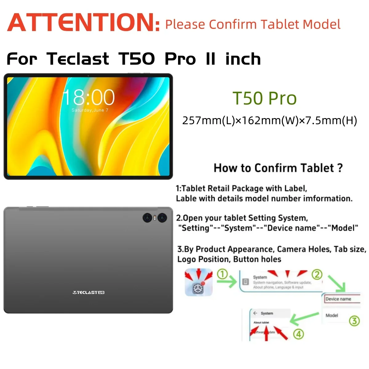Flip Cover for Teclast T50 Pro 2023 11 Inch Tablet Folding Stand Pu Leather Protective Case with Auto Sleep Wake Function