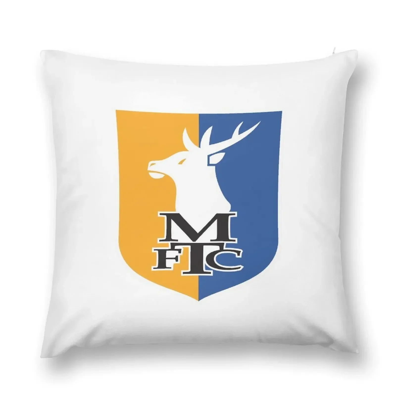 Mansfield Town Badge Throw Pillow Luxury Pillow Case Luxury Pillow Cover Sofa Cushions Cover