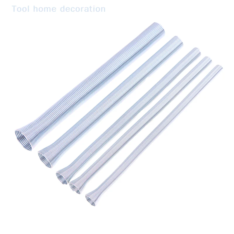 5 unids/set dobladores de tubo de cobre de resorte de estilo exterior CT-102-L tubo de línea de doblado para O.D. Dobladora de tubos de 1/4" a 5/8"