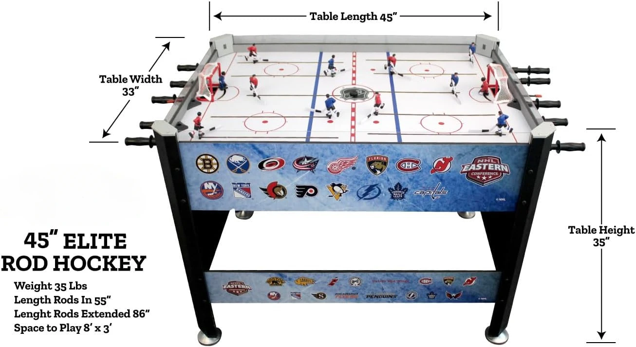 45" NHL Elite Rod Hockeyspiel – Rangers vs Red Wings