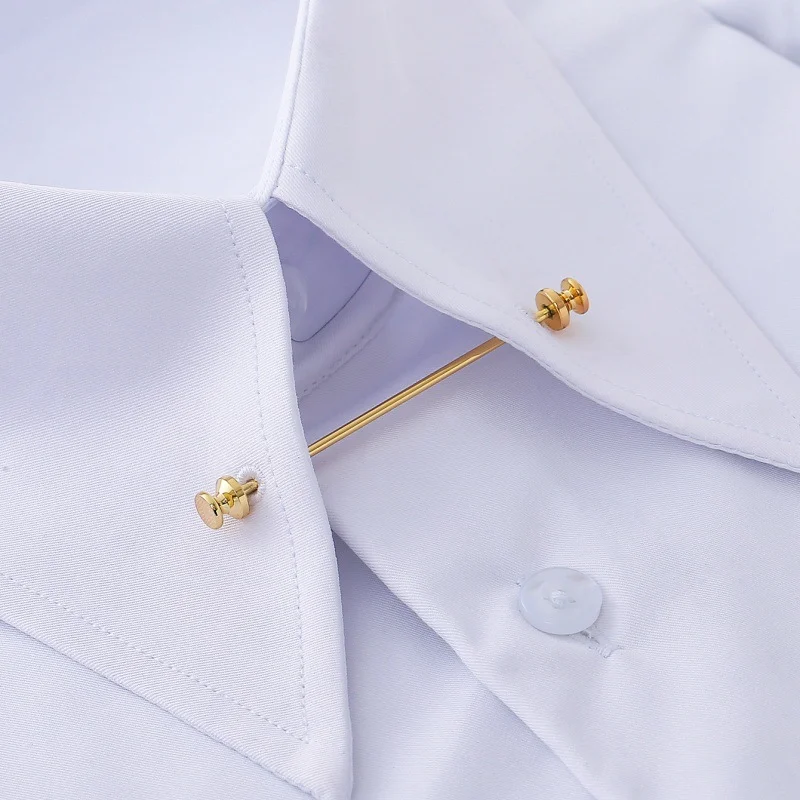 الراقية الرجال طوق إبرة دوامة مشبك للرجال قميص الحد الأدنى هدايا الزفاف هدية رجل الأصفاد الموضة #6