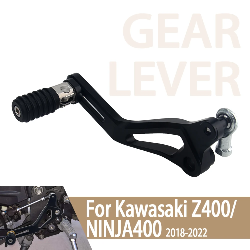 

Рычаг переключения передач мотоцикла с ЧПУ, регулируемый рычаг переключения передач, подставка для ног, аксессуары для педалей для KAWASAKI NINJA 400 ninja 500 Z400 z400 Z500