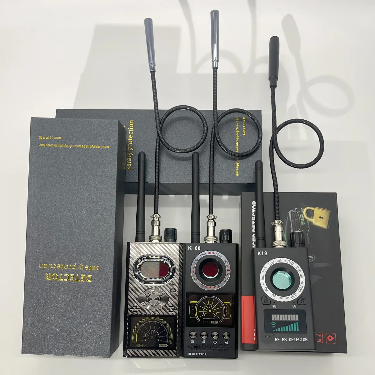 

Модернизированный детектор защиты конфиденциальности, радиочастотное/инфракрасное обнаружение для скрытой камеры/GPS-трекера, детектор скрытой камеры