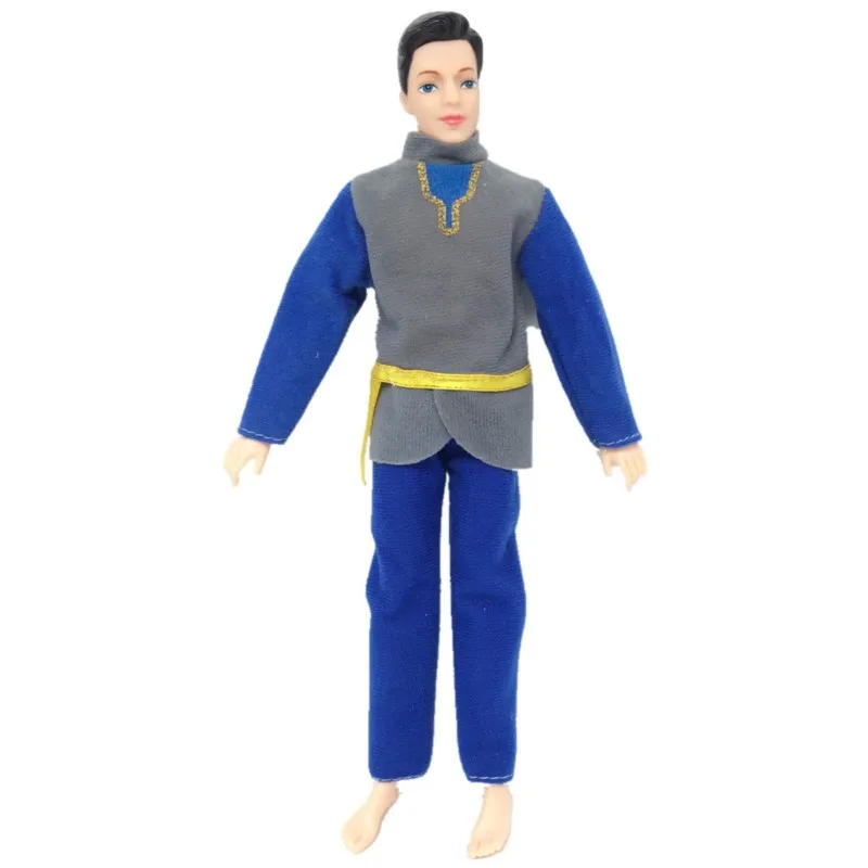 Handmade Ken Doll Clothes T-shirt + Trousers For Barbie Dress Accessories For Gils Birthday Gifts  Fashion Daily Clothing Toys