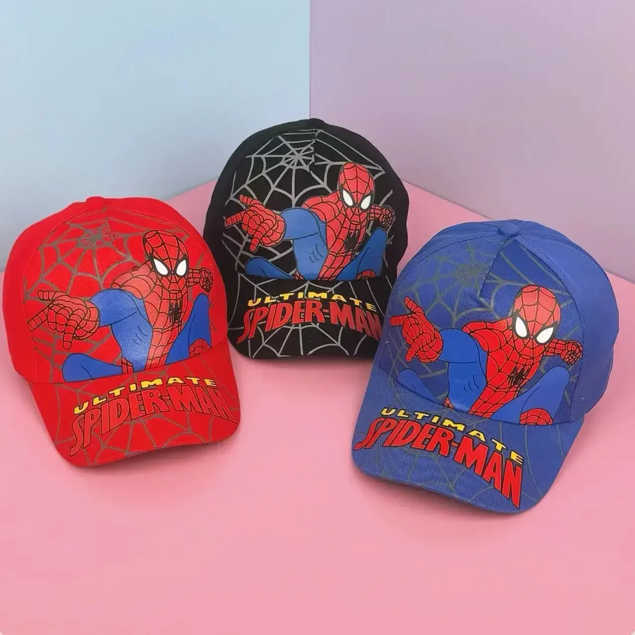 

Breathable Mesh Baseball Cap Children's Spider-Man Hat Summer New Cartoon Children's Summer Sunshade Hat