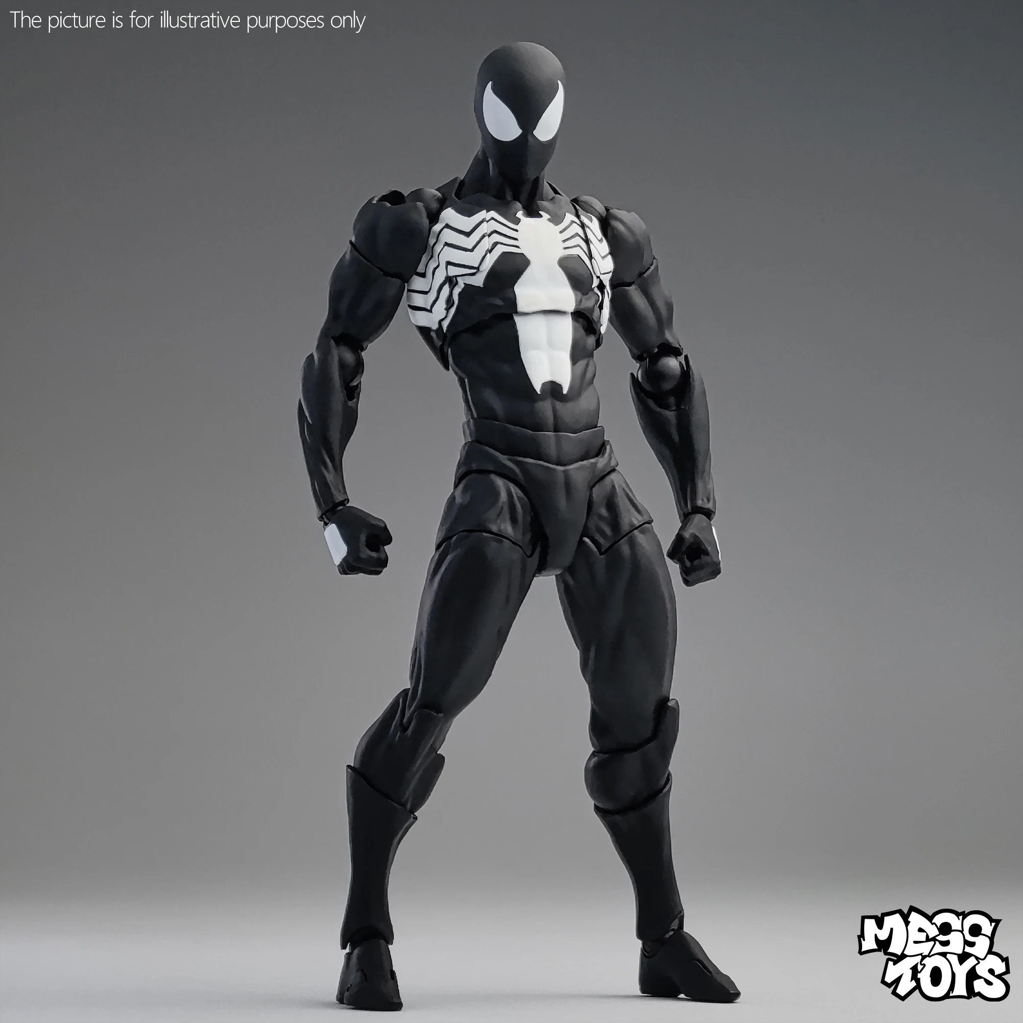 メス・トイズ スーペリア スパイダーマン フィギュア ブラック
