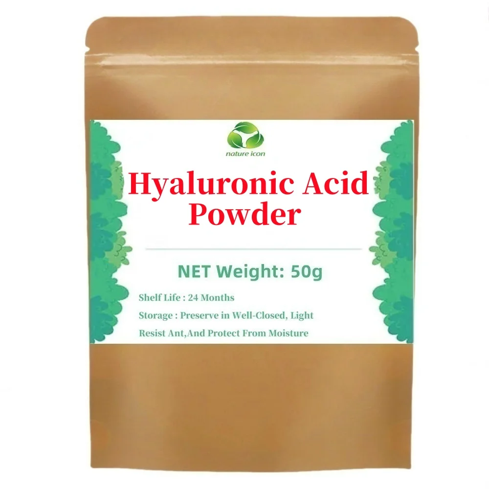 

Hot Supply 99% Hyaluronic Acid Powder Cosmetic Grade, Anti Aging, Moisturizing Skin Whitening Cosmetic Material