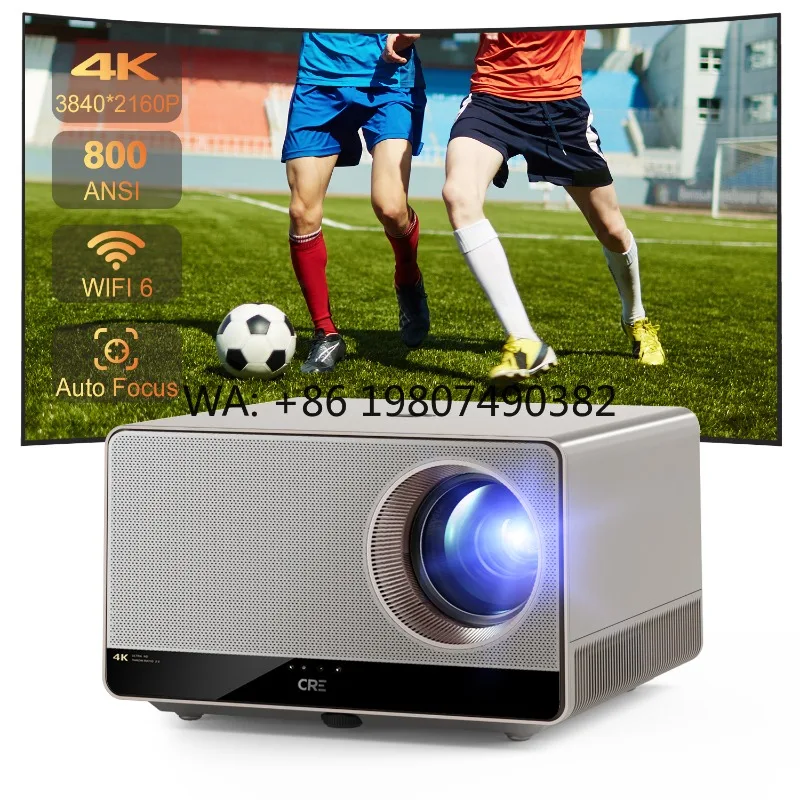 

Native 4K Projector Android 11 Netflix Certified 800ANSI 2.4G/5G WiFi Auto Keystone Home Theater Proyector