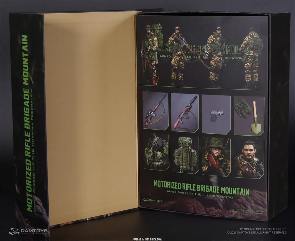 DAMTOYS 1/6 DAM 78083 The Russian Action Figure Soldier Mountain Special Mission Unit Full Set Moveable Doll For Fans Collect