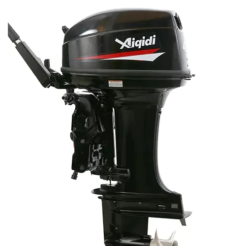 

Aiqidi T40 Gasoline Boat Engine Electric Start Tiller Control Fiberglass Boat