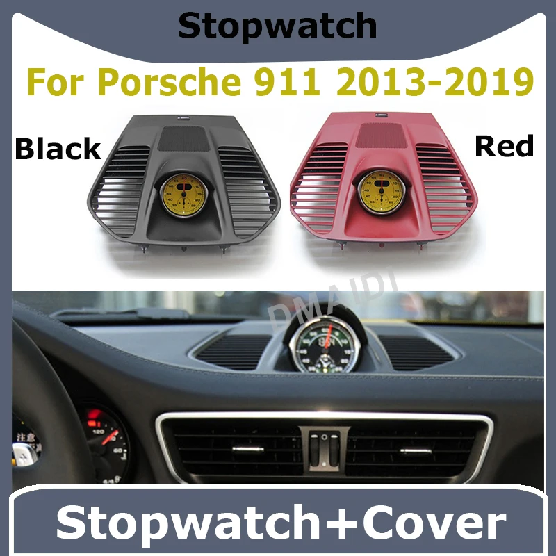 

Car Stopwatch For Porsche 911 2013 - 2019 Interior Compass Time Center Dashboard Electronic Meter Clock