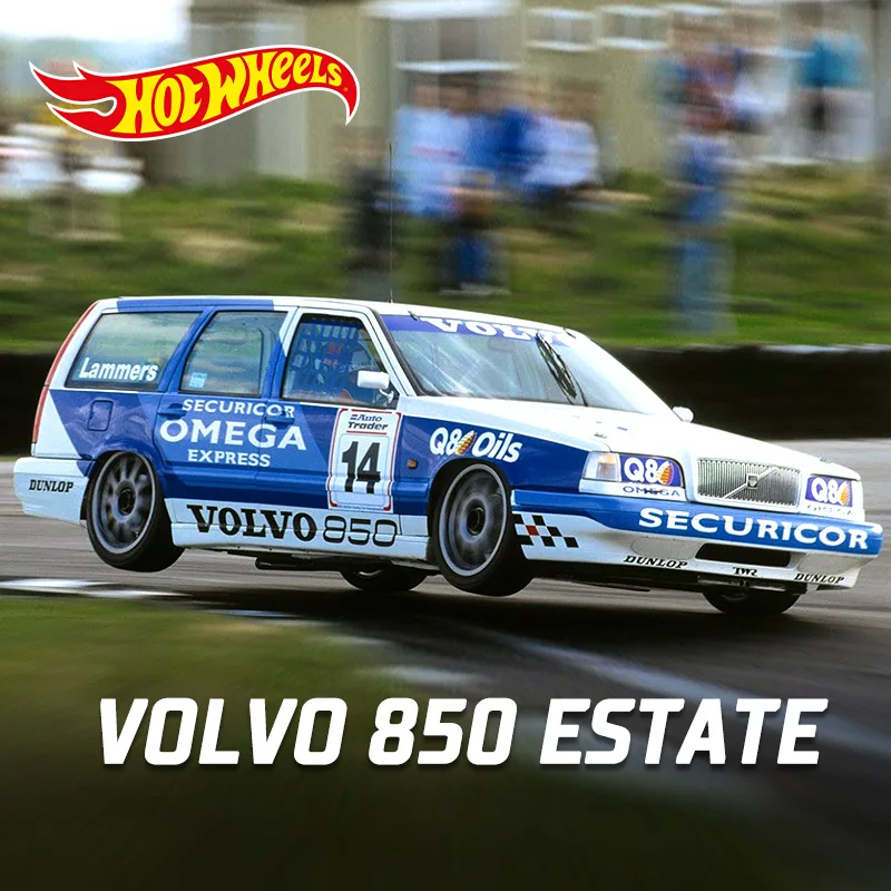 

HotWheels 1:64 Volvos 850 estate Alloy Avant Station Wagon Sports Car Model Diecasts Metal Retro Touring Vehicles Car Model Toys