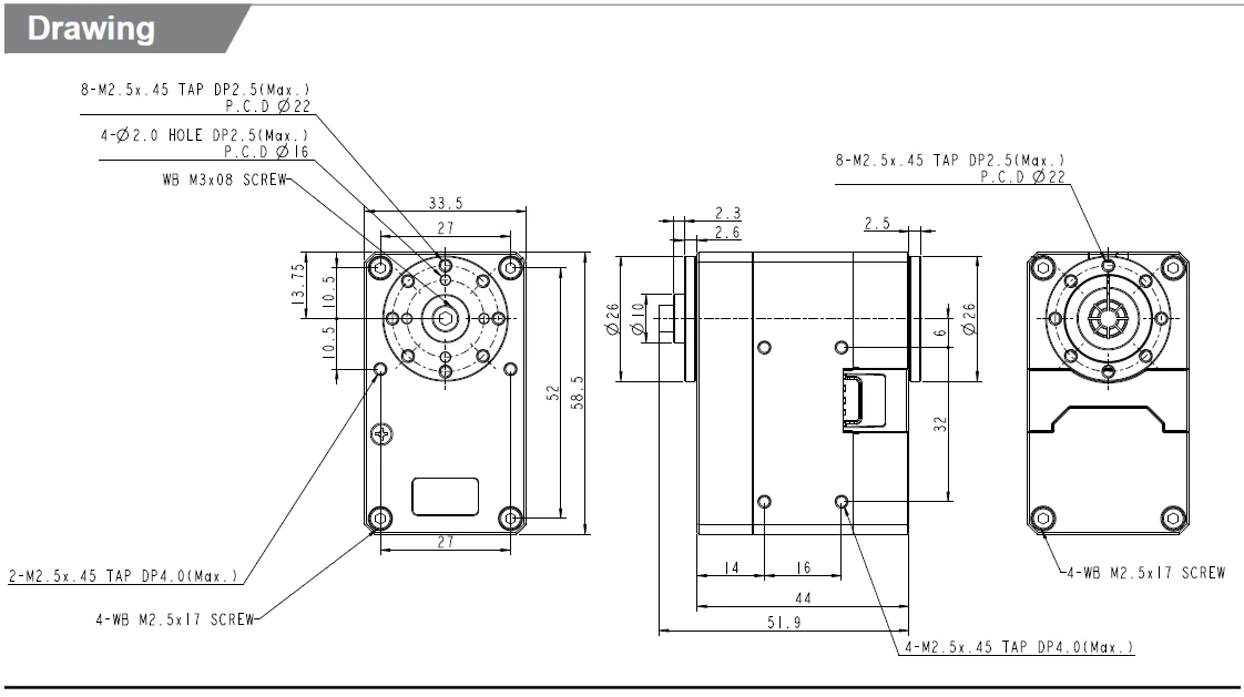 ROBOTIS DYNAMIXEL XH540-W270-T servo Dynamixel special steering engine for robot