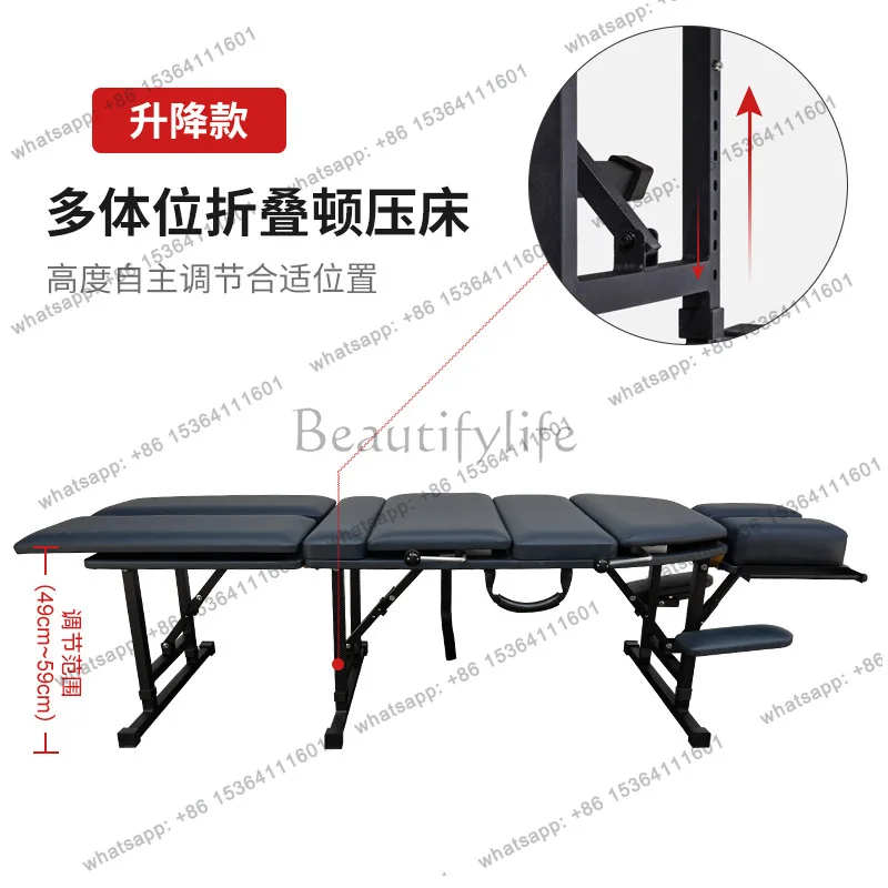 LSFolding Portable, Chiropractic Bed, Massage Press, Massage Press Table
