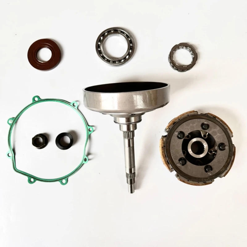 Wet Shoe Clutch Drum Housing Carrier One Way Bearing Kit for Hisun Massimo MSU HS400ATV HS400UTV UTV ATV 400 21210-003-0000