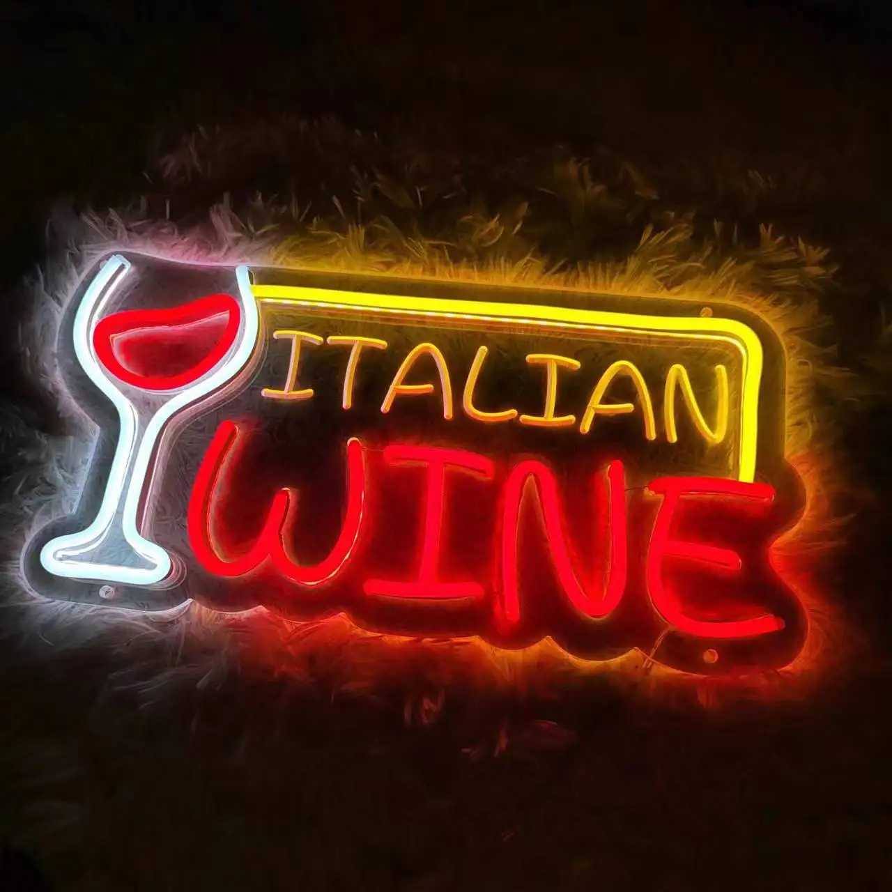 

Italian Wine Beer Neon Sign Bar Restaurant Store Wall Decor Neon Light Custom Personalized Beer Bottle Led Sign Acrylic USB Neon