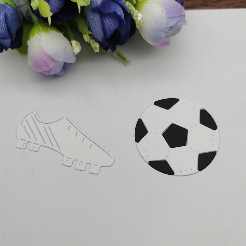 3D Shoes football Metal Cutting Dies Stencils For DIY Scrapbooking Decorative Embossing Handcraft Die Cutting Template