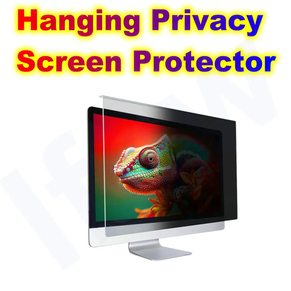 Hanging Install PC Privacy Filter Screen Protector Monitor Screen Computer Blue Light Blocking Anti-peering Film Anti-UV Kit
