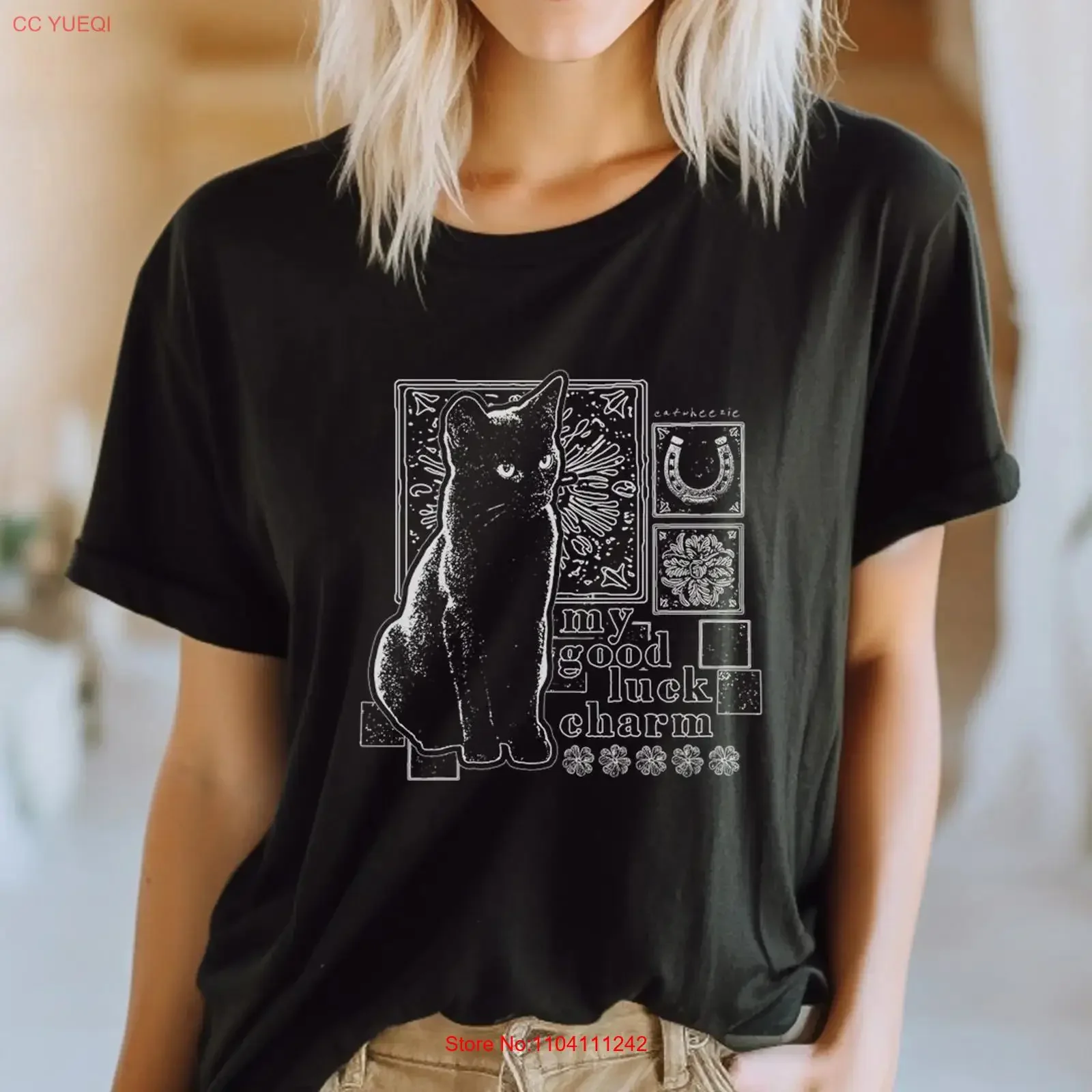 My Good Luck Charm T Shirt vintage Washed fashion Slightly Breathable homme Unisex Casual Soft Comfortable designer clothes