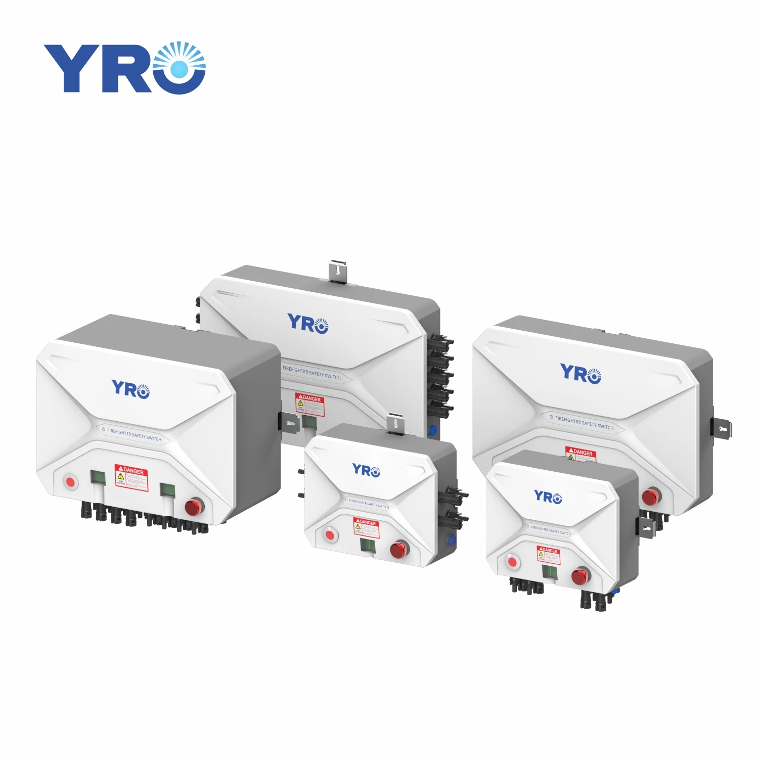 YRO Solar Rapid Shutdown Device Firefighter Safety Switch 1-2 String 55A 1500V DC PV Disconnector for PV Array Level