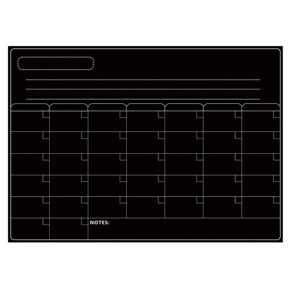 Rubber Backing Dry Erase Board Hanging Design Resuable Whiteboard Calendar Practical Dry Erase Calendar Home Organization