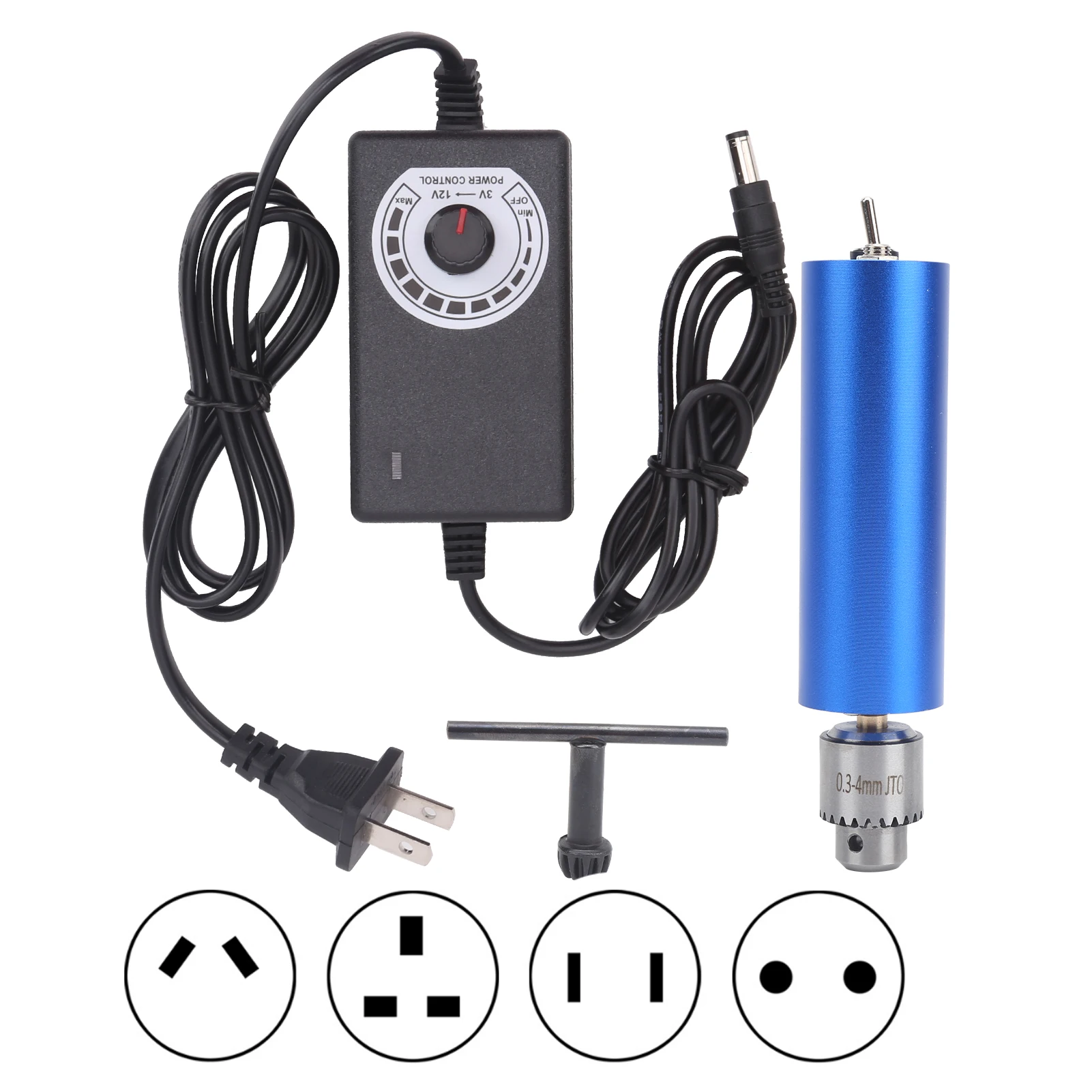 Mini Electric Hand Drill Electric Drill Grinder Electric Hand Drill Wood Cutting Grinder Engraving Machine Industrial Supplies